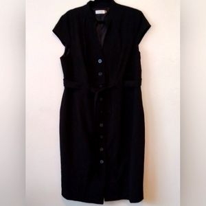Calvin Klein little black dress size 16